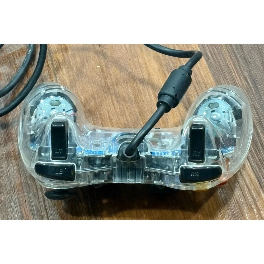Microsoft Xbox 360 clear Afterglow PL 3702 Wired Controller